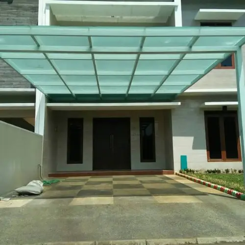 Kanopi Kaca Tempered 10mm di  riau